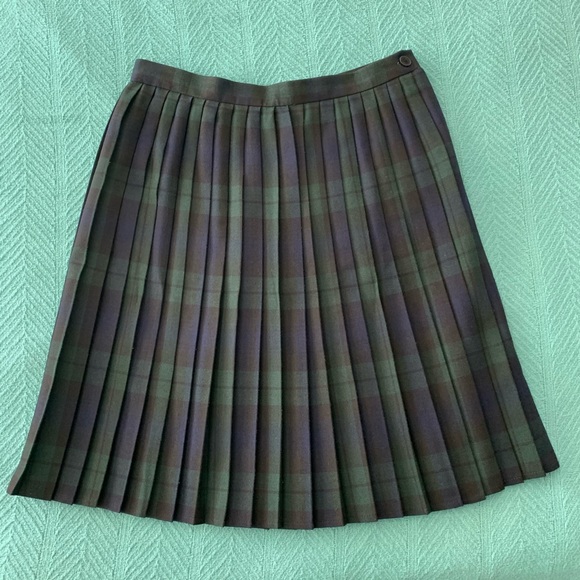 Essentials Dresses & Skirts - Essentials Pleated Plaid Schoolgirl Skirt